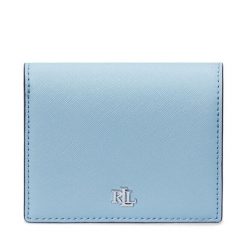 Mały Portfel Damski LAUREN RALPH LAUREN. Niebieskie portfele Lauren Ralph Lauren, bez wzorów. Za 249.99 zł.