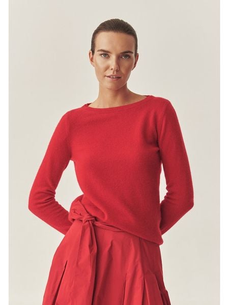 TATUUM Sweter w kolorze czerwonym rozmiar: XL. Czerwone swetry Tatuum, xl, bez wzorów, z kaszmiru, bez ramiączek. Za 269.95 zł.