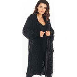 Awama Kardigan w kolorze czarnym rozmiar: onesize. Czarne kardigany Awama, bez wzorów. Za 202.98 zł.