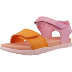 Sandały GIOSEPPO 74466G Rose. Czerwone sandały Gioseppo, bez wzorów, z syntetyku, bez obcasa, bez zapięcia. Za 150.99 zł.