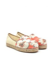 Calceo Espadryle w kolorze pomarańczowo-kremowym rozmiar: 37. Brązowe espadryle Calceo, bez wzorów, bez obcasa, bez zapięcia. Za 166.88 zł.