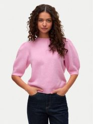 Vero Moda Sweter Doffy 10278313 Różowy Regular Fit. Czerwone swetry Vero Moda, l, bez wzorów, z syntetyku, bez ramiączek. Za 109.99 zł.