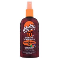 Malibu Bronzing Tanning Oil olejek do opalania w sprayu z olejem z marakui SPF10 Ochrona włosów przed słońcem 200 ml. Kremy do opalania Malibu. Za 60.99 zł.