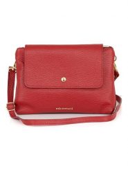 Mia Tomazzi Skórzana torebka "Bardolino" w kolorze czerwonym - 28 x 19 x 13 cm rozmiar: onesize. Czerwone torby na ramię Mia Tomazzi, bez wzorów, z materiału, na ramię, bez dodatków. Za 217.99 zł.