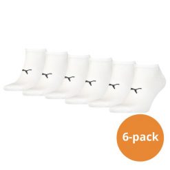 Skarpety Puma Sport Sneaker Light, 6 pary białych. Białe skarpety Puma, bez wzorów, z elastanu. Za 162.99 zł.