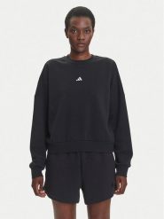 Adidas Bluza Essentials Small Logo Feelcozy JC5932 Czarny Loose Fit. Czarne bluzy Adidas, l, bez wzorów, z syntetyku, bez kaptura. Za 179.99 zł.
