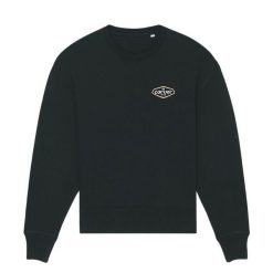 Bluza z kołnierzem typu Crewneck z lat 90. | Kolor Czarny | Rozmiar S | Carver. Czarne bluzy CARVER, s, bez wzorów, bez kaptura. Za 273.00 zł.