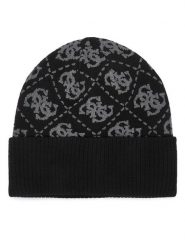 Guess Czapka AM9677 VIS01 Czarny. Czarne czapki Guess, z aplikacjami, z wiskozy. Za 194.99 zł.