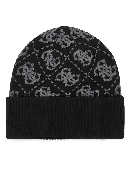Guess Czapka AM9677 VIS01 Czarny. Czarne czapki Guess, z aplikacjami, z wiskozy. Za 194.99 zł.