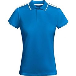 Damska Sportowa Koszulka Polo Tamil Z Krótkim Rękawem. Białe koszulki polo ROLY, l, bez wzorów, bez kołnierzyka, bez ramiączek. Za 64.99 zł.