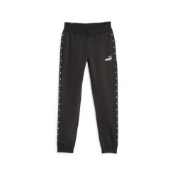 Puma Spodnie Ess Tape Fl Cl 67599901. Czarne spodnie dresowe Puma, s, bez wzorów, z dresówki. Za 172.99 zł.