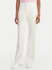 Calvin Klein Jeans Jeansy LV047F746G Biały Flare Fit. Białe jeansy Calvin Klein Jeans, bez wzorów. Za 529.99 zł.