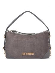 LOVE MOSCHINO Torebka JC4091PP1PLD101A Szary. Szare torebki klasyczne Love Moschino, bez wzorów, ze skóry, bez dodatków. Za 879.99 zł.