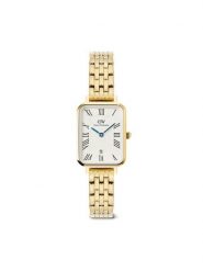 Daniel Wellington Zegarek Quadro DW00100861 Złoty. Żółte, analogowe zegarki Daniel Wellington, złote. Za 979.99 zł.