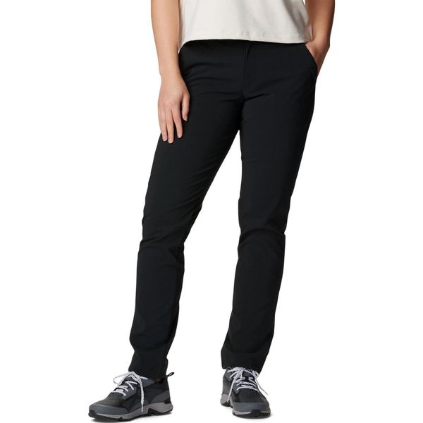 Damskie spodnie turystyczne Columbia Back Beauty Softshell. Czarne spodnie narciarskie Columbia, na lato, xs, bez wzorów, z softshellu, trekkingowe. W wyprzedaży za 492.00 zł.