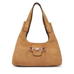 Torebka Guess. Brązowe torebki klasyczne Guess, z aplikacjami, bez dodatków. Za 584.99 zł.