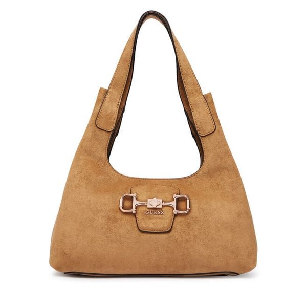 Torebka Guess. Brązowe torebki klasyczne Guess, z aplikacjami, bez dodatków. Za 584.99 zł.