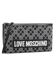 LOVE MOSCHINO Torebka JA28173G0OIA0000 Czarny. Czarne torebki klasyczne Love Moschino, bez wzorów, z materiału, bez dodatków. Za 649.99 zł.