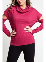 Milan Kiss Koszulka w kolorze różowym rozmiar: S. Różowe bluzki Milan Kiss, s, bez wzorów, bez kołnierzyka, bez ramiączek. Za 60.99 zł.