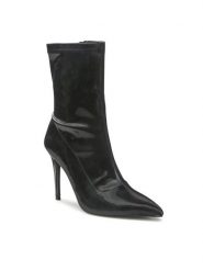 Jenny Fairy Botki LS5629-10A Czarny. Czarne botki Jenny Fairy, bez wzorów, ze skóry, bez obcasa, na szpilce, bez zapięcia. Za 219.99 zł.