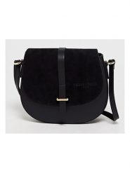 Victor & Hugo Paris Skórzana torebka "Amel" w kolorze czarnym - 22,5 x 18,5 x 6 cm rozmiar: onesize. Czarne torby na ramię Victor & Hugo Paris, bez wzorów, z materiału, na ramię, bez dodatków. Za 260.99 zł.