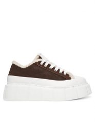 Inuikii Trampki Matilda Curly 1001.001.0381 Brązowy. Brązowe trampki Inuikii, bez wzorów, ze skóry, bez zapięcia. Za 1,149.00 zł.