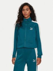 Puma Bluza Iconic T7 627994 Zielony Regular Fit. Zielone bluzy Puma, s, bez wzorów, z bawełny, bez kaptura. Za 179.99 zł.