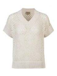 Herrlicher Sweter "Camie" w kolorze kremowym rozmiar: L. Brązowe swetry Herrlicher, l, bez wzorów, bez ramiączek. Za 213.45 zł.
