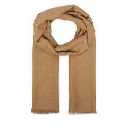 Szal Guess. Brązowe szaliki Guess, z aplikacjami. Za 194.99 zł.