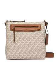 MICHAEL Michael Kors Torebka Jet Set Travel 32S6GTVC7B Écru. Białe listonoszki MICHAEL Michael Kors, bez wzorów, ze skóry, bez dodatków. Za 1,049.00 zł.