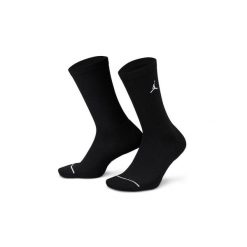 Skarpety sportowe Nike Jordan 3-pack. Czarne skarpety Nike, bez wzorów. Za 82.99 zł.