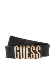 Guess Pasek Damski BW9126 P4235 Czarny. Czarne paski Guess, z aplikacjami, ze skóry. Za 139.99 zł.