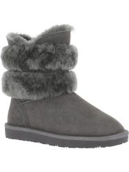 ISLAND BOOT Botki zimowe "Canso" w kolorze antracytowym rozmiar: 37. Czarne botki Island Boot, na zimę, bez wzorów, bez obcasa, bez zapięcia. Za 145.94 zł.
