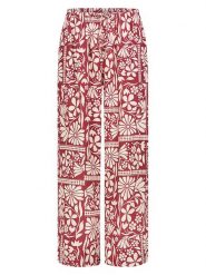 Eight2Nine Spodnie w kolorze czerwono-kremowym rozmiar: L. Czerwone spodnie materiałowe Eight2Nine, na co dzień, l, bez wzorów, z materiału. Za 82.99 zł.