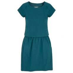 Damska sukienka sportowa Loap Umbria niebieska. Niebieskie sukienki LOOP, na lato, m, bez wzorów, sportowe, bez kołnierzyka, bez ramiączek, sportowe. Za 166.99 zł.