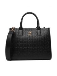 Beverly Hills Polo Club Torebka EO-BHPC-S-002-09 Czarny. Czarne torebki klasyczne Beverly Hills Polo Club, bez wzorów, z materiału, bez dodatków. Za 349.99 zł.
