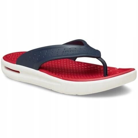 Japonki Dla Dorosłych Crocs In Motion Flip. Zielone klapki Crocs, bez wzorów, z materiału, bez obcasa. Za 239.99 zł.