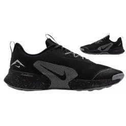 Buty sportowe damskie Nike Juniper Trail 3. Czarne obuwie sportowe Nike, bez zapięcia, do biegania. Za 352.99 zł.