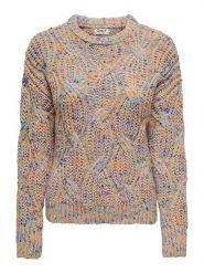 ONLY Sweter ze wzorem rozmiar: XS. Swetry Only, xs, bez wzorów, ze splotem, bez ramiączek. Za 88.02 zł.