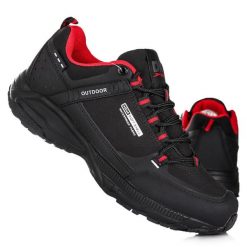 Buty damskie sportowe trekkingowe DK PREDATOR SOFTSHELL. Czarne obuwie sportowe DK, z softshellu, bez zapięcia, trekkingowe. Za 169.00 zł.