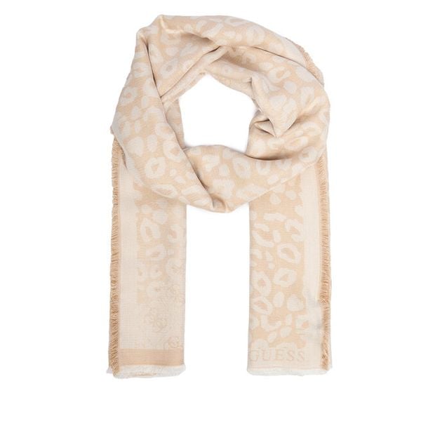 Szal Guess. Brązowe szaliki Guess, z aplikacjami. Za 234.99 zł.