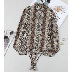 Body z długim rękawem w zwierzęcy wzór Innocenzia. Body Intica, l, bez wzorów, z tkaniny. Za 99.00 zł.