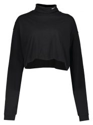 Reebok Koszulka w kolorze czarnym rozmiar: M. Czarne bluzki Reebok, m, bez wzorów, z bawełny, bez kołnierzyka, bez ramiączek. Za 66.31 zł.