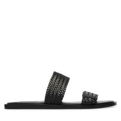 Klapki Gant. Czarne klapki GANT, bez wzorów, bez obcasa. Za 589.99 zł.