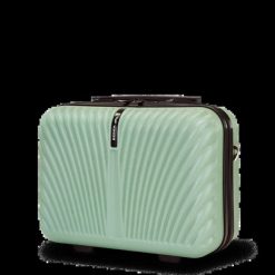 Kuferek WINGS SWAN 2.0 kosmetyczka 14" ARMY GREEN. Brązowe kufry i kosmetyczki Wings, bez wzorów, z gumy, bez dodatków. Za 119.90 zł.
