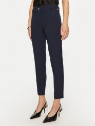 Maryley Spodnie materiałowe 24IB52Z/M19/43BL Granatowy Regular Fit. Niebieskie spodnie materiałowe Maryley, m, bez wzorów, z materiału. Za 119.99 zł.