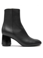 AGL Botki Dorica M Bootie D271500PCKB1411013 Czarny. Czarne botki AGL, bez wzorów, ze skóry, bez obcasa, na słupku, bez zapięcia. Za 1,799.00 zł.