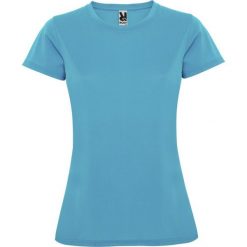 Damska Koszulka Sportowa Montecarlo Z Krótkim Rękawem. Niebieskie koszulki sportowe ROLY, bez wzorów, bez ramiączek, trekkingowe. Za 37.99 zł.