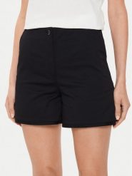 Sisley Szorty materiałowe 4ED4L901A Czarny Regular Fit. Czarne szorty Sisley, bez wzorów, z bawełny. Za 119.99 zł.