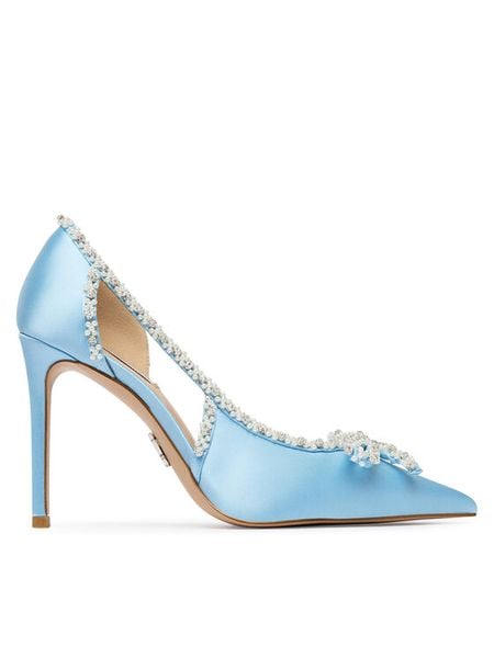 Steve Madden Szpilki Tandi 11005583 Niebieski jasny. Niebieskie szpilki Steve Madden, bez wzorów, z materiału, bez obcasa, na szpilce, bez zapięcia. Za 689.99 zł.